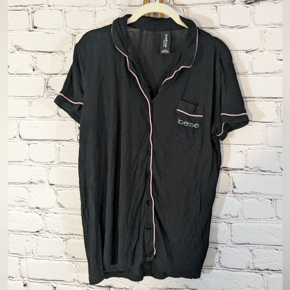 Bebe black pajama set - Picture 8 of 9